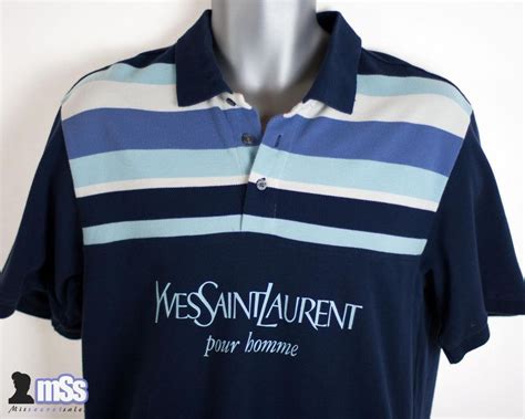 yves saint laurent pour homme polo|Saint Laurent polo shirt men's.